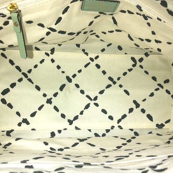 XLARGE ..Kate Spade Leather Mint Green LARGE bag IN Mint condition 💖🔥 - Picture 9 of 10